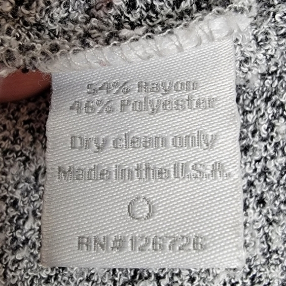 KAIN Boucle Terry Churchill Sweatshirt Mini Dress Gray Long Sleeves Women Medium - Picture 9 of 13